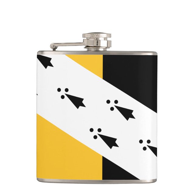 Petaca Bandera del matraz de Norfolk (Anverso)