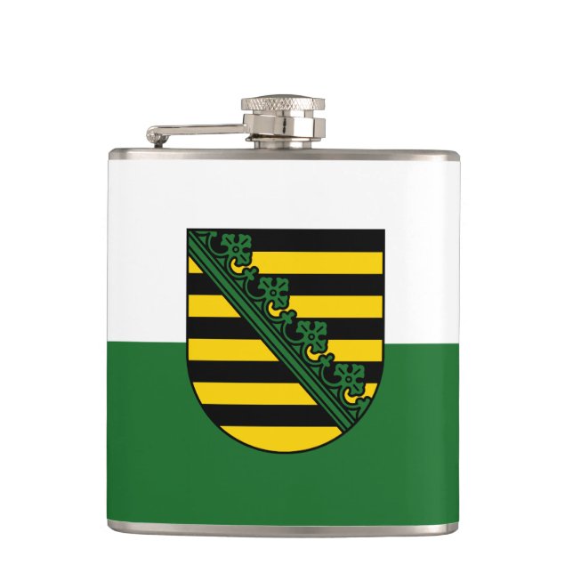 Petaca Bandera del matraz de Sajonia (Anverso)