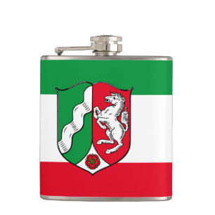 Petaca Bandera del matraz de Westphalia Norte