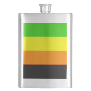Petaca Bandera del Orgullo Aromántico de las Malvinas