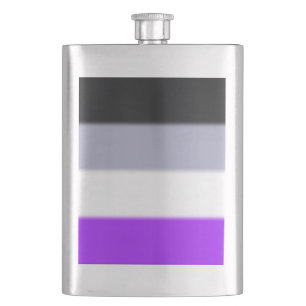 Petaca Bandera del orgullo asexual caído