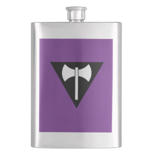 Petaca Bandera del orgullo lésbico SlipperyJoe feminista 