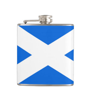 Petaca Bandera escocesa Vinyl Wraped plana