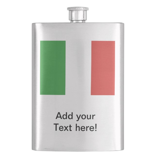 Petaca Bandera italiana (Anverso)