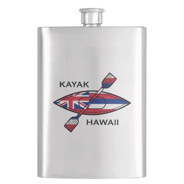 Petaca Bandera Kayak Hawaii (Anverso)