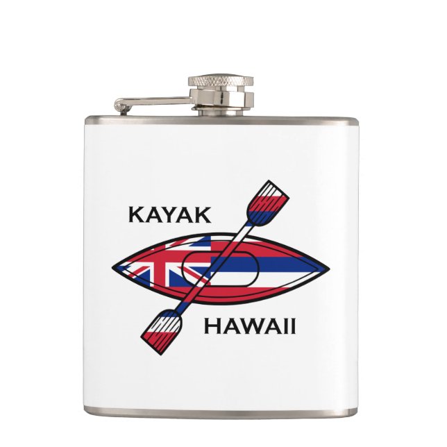 Petaca Bandera Kayak Hawaii (Anverso)