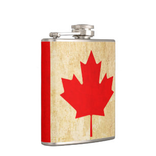 Petaca Bandera nacional patriótica vintage original de CA