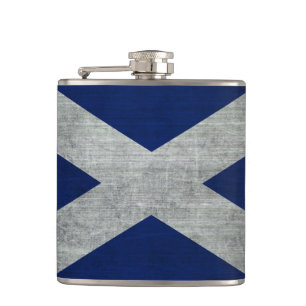 Petaca Bandera oscura del Grunge de Escocia