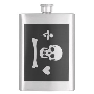 Petaca Bandera pirata de Stede Bonnet Jolly Roger