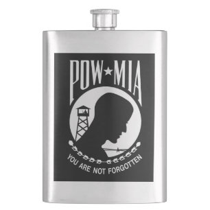 Petaca Bandera POW MIA: Soldados desaparecidos de la guer