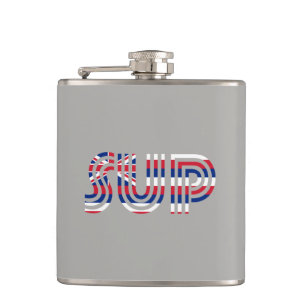 Petaca Bandera Retro de SUP Hawaii