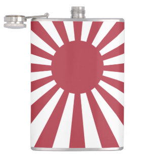 Petaca Bandera solar imperial en ascenso de Japón, Edo a