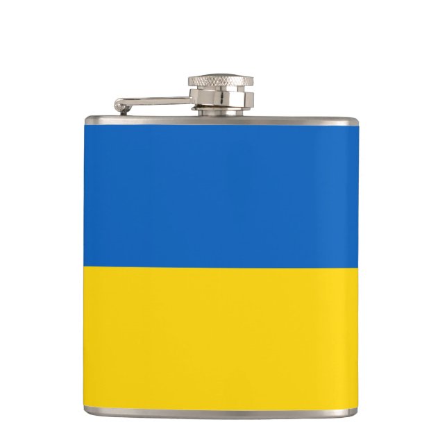 Petaca Bandera ucraniana (Ucrania) (Anverso)