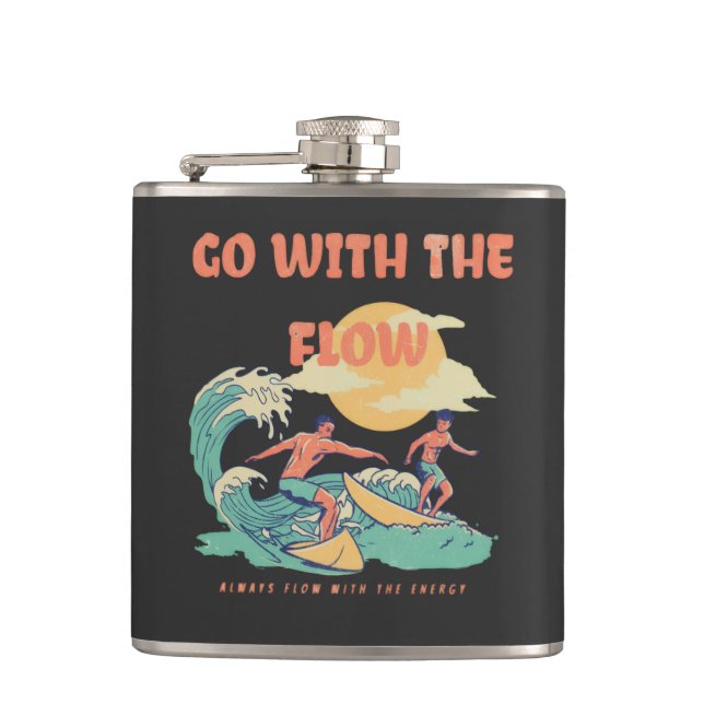Petaca Bar/Kitchen Energy Flow Vinyl Wrapped Flask (Anverso)
