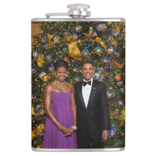 Petaca Barack Obama Presidente de los Estados Unidos Navi