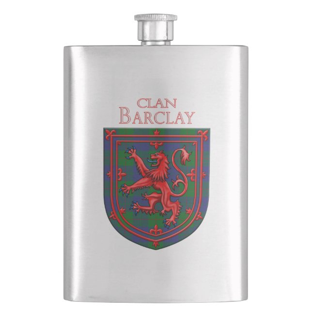 Petaca Barclay Hunting Tartan Scottish Plaid (Anverso)