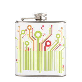 Petaca Barcode Vinyl Wraped Flask