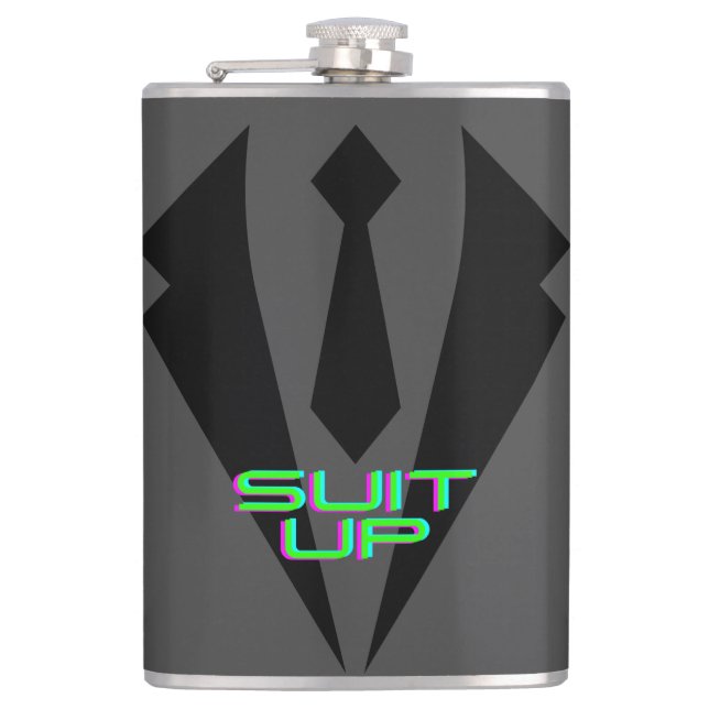 Petaca Barney Stinson "Suit Up" (Anverso)
