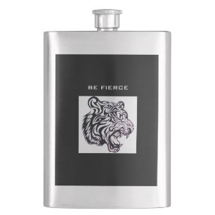 Petaca BASTIDOR clásico DE TIGRE DE TRIBAL FIERNO