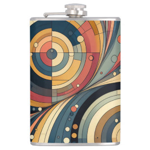 Petaca Bauhaus Duality Vinyl Wrapped Flask