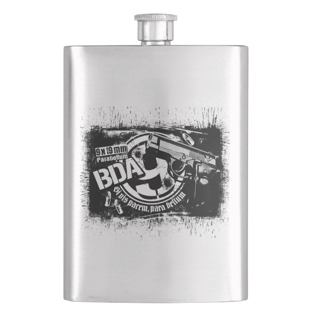 Petaca BDA 9 Hip Flask Classic (Anverso)