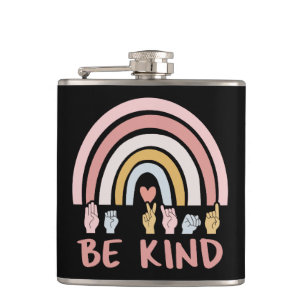 Petaca Be Kind ASL III - Lenguaje Rótulo americano