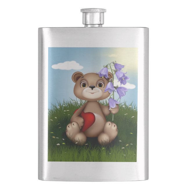 Petaca Bear Holding Bouquet Flower-30926 (Anverso)