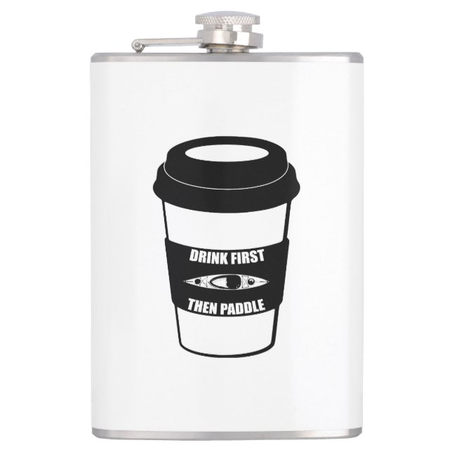 Petaca Beba primero y después remo (Anverso)