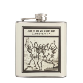 Petaca Beba tu vino con un corazón alegre