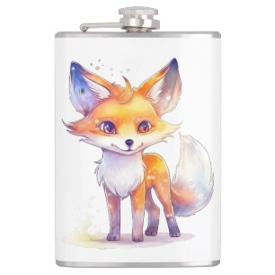 Petaca Bebé lindo Fox Vinyl Wraped Flask