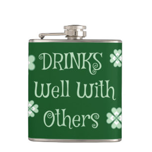 Petaca Bebe Saint Patricks Day Funny Green