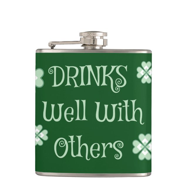 Petaca Bebe Saint Patricks Day Funny Green (Anverso)