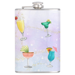 Petaca Bebidas divertidas fiestas de cócteles con arco ir