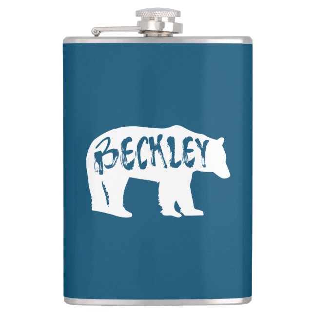 Petaca Beckley West Virginia Bear (Anverso)