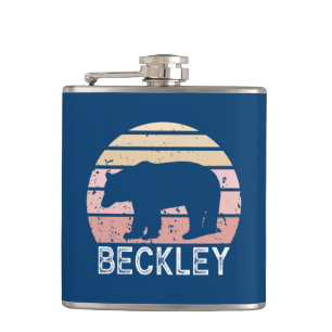 Petaca Beckley West Virginia Retro Bear