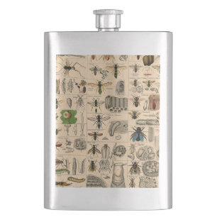 Petaca Bee Insect Bug Wasp Naturaleza Abejas Pintura