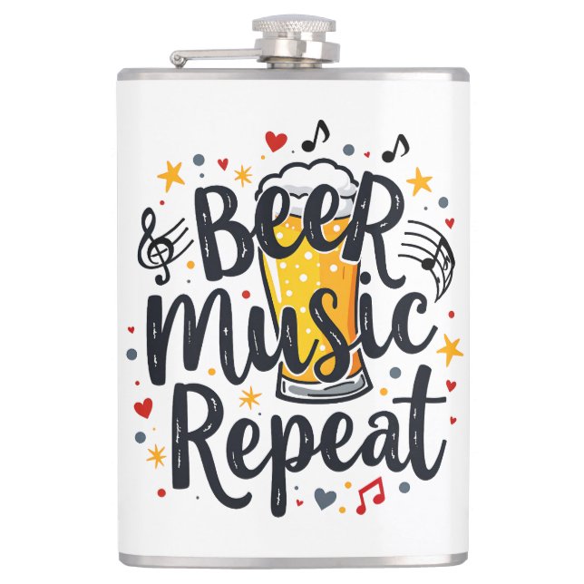 Petaca Beer Music Repeat (Anverso)