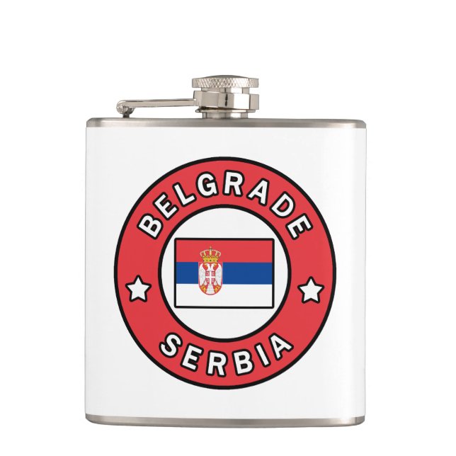 Petaca Belgrado Serbia (Anverso)