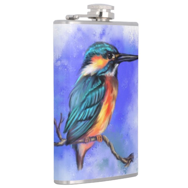 Petaca Bella máscara de Bird Kingfisher (Derecha)