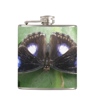 Petaca Bella máscara de mariposa con manchas azules
