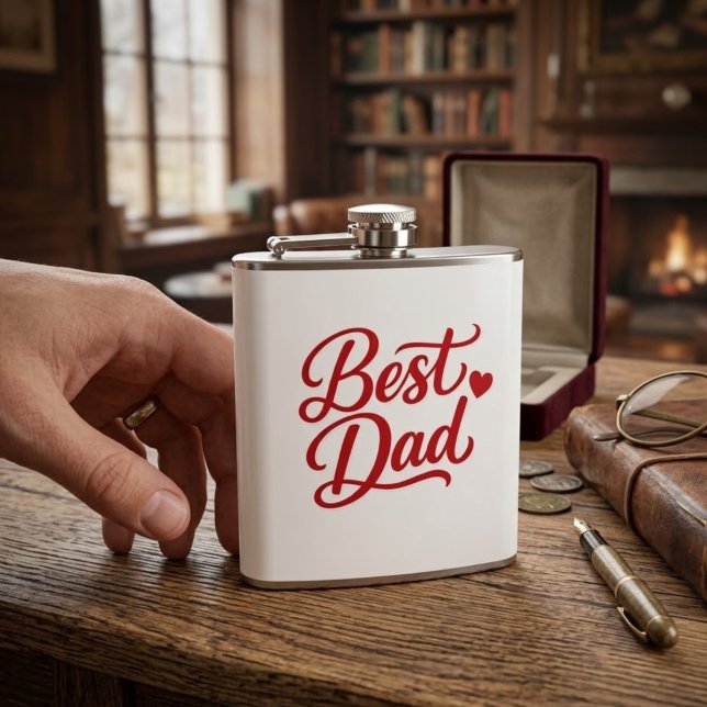 Petaca Best Dad Ever Gift Tee (Subido por el creador)