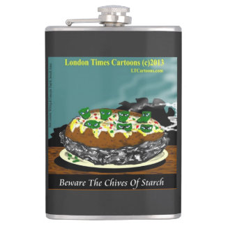 Petaca Beware the Chives of Starch – Funny Foodie Cartoon