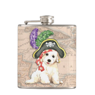 Petaca Bichon Frise Pirate