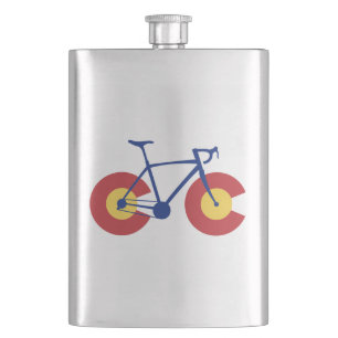 Petaca Bicicleta Bandera de Colorado