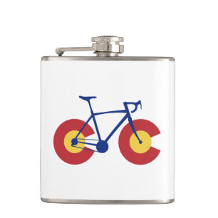 Petaca Bicicleta Bandera de Colorado