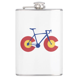Petaca Bicicleta Bandera de Colorado