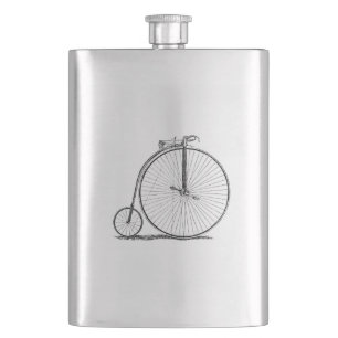 Petaca Bicicleta de rueda alta Penny Farthing