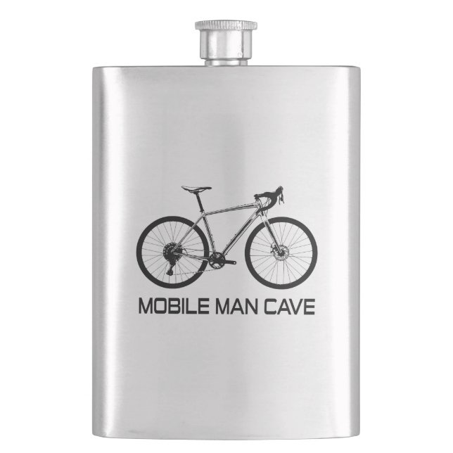 Petaca Bicicleta en caverna para hombre móvil (Anverso)