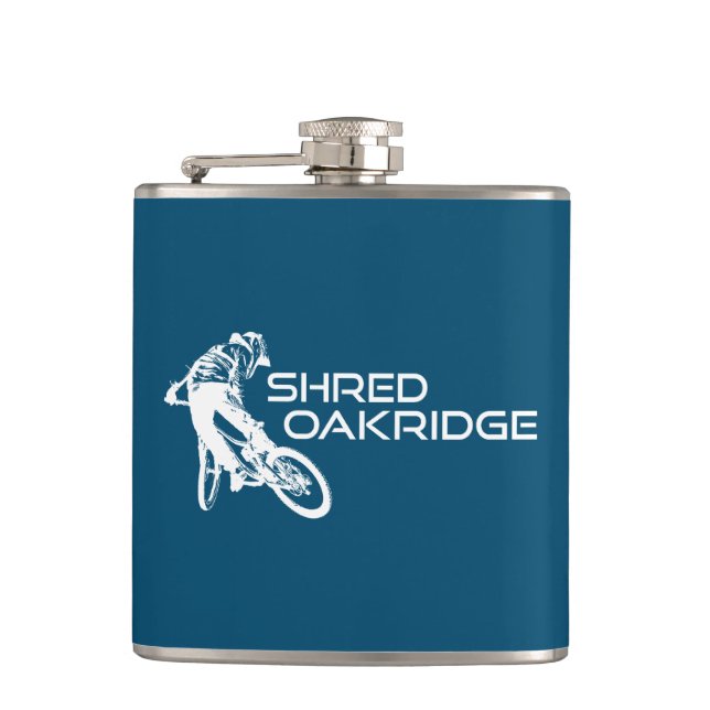 Petaca Bicicleta Shred Oakridge Oregon Mountain (Anverso)