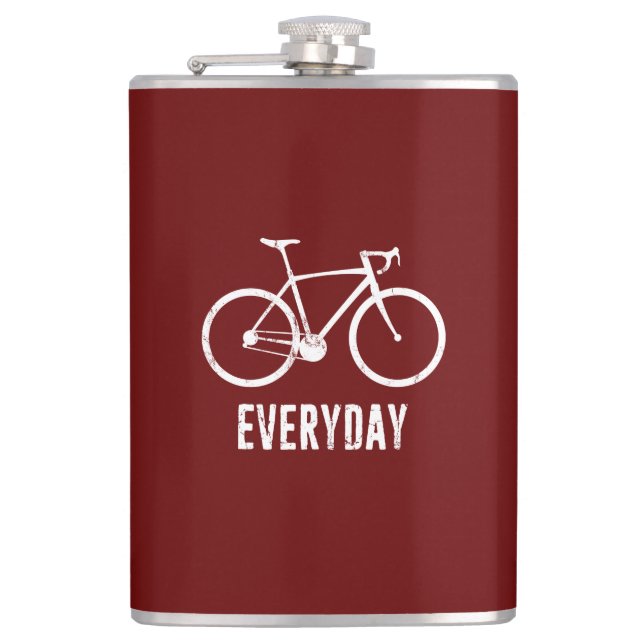 Petaca Bicicleta todos los días (Anverso)